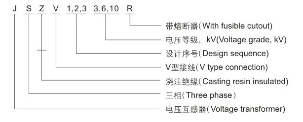 JSZV1 10R JSZV2 6.10R JSZV3 3.6.10R 型电压互感器